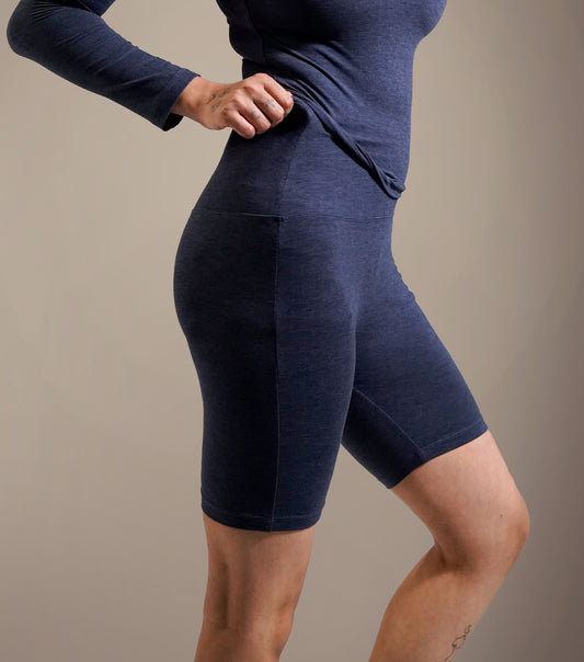 BIKER SHORTS - NOCTURNE BLUE