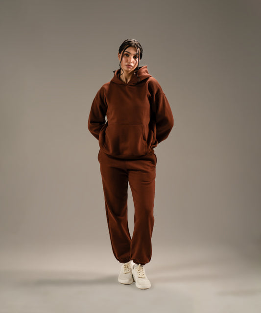 OVERSIZED SWEATSUIT - COCOA