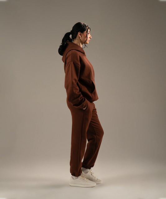 OVERSIZED SWEATSUIT - COCOA