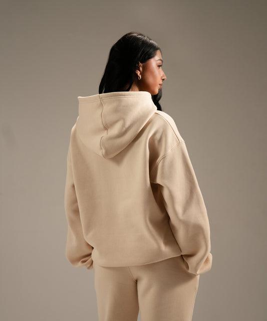 OVERSIZED HOODIE - BUTTERCREAM