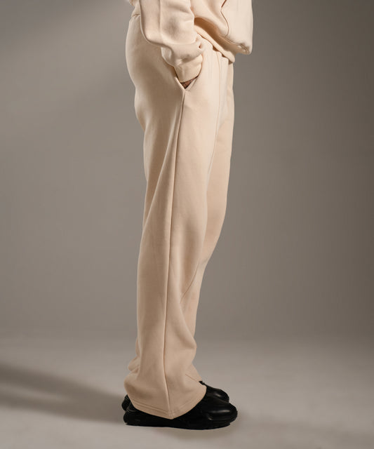 WIDE LEG SWEATPANTS - BUTTERCREAM