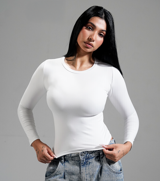 LONG SLEEVE T-SHIRT - COTTON CLOUD