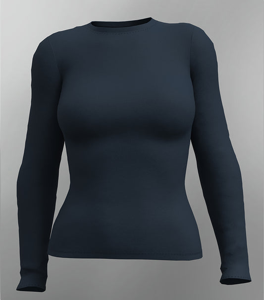 LONG SLEEVE T-SHIRT - NOCTURNE BLUE